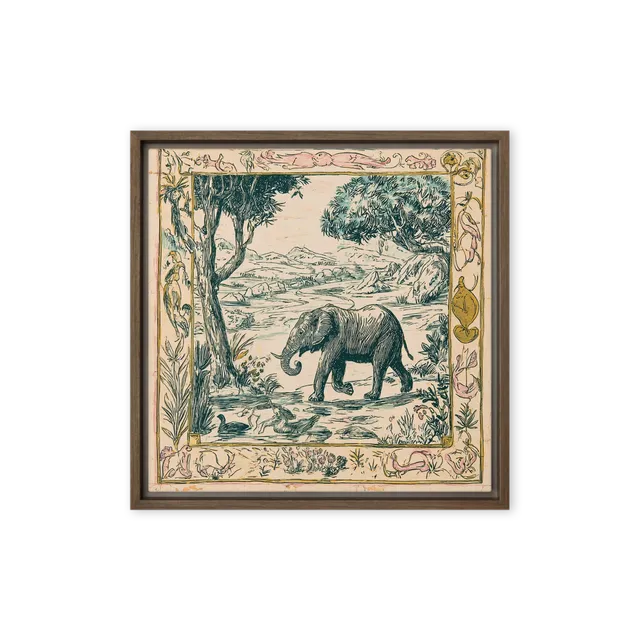 The Savanna Elephant | Art Print