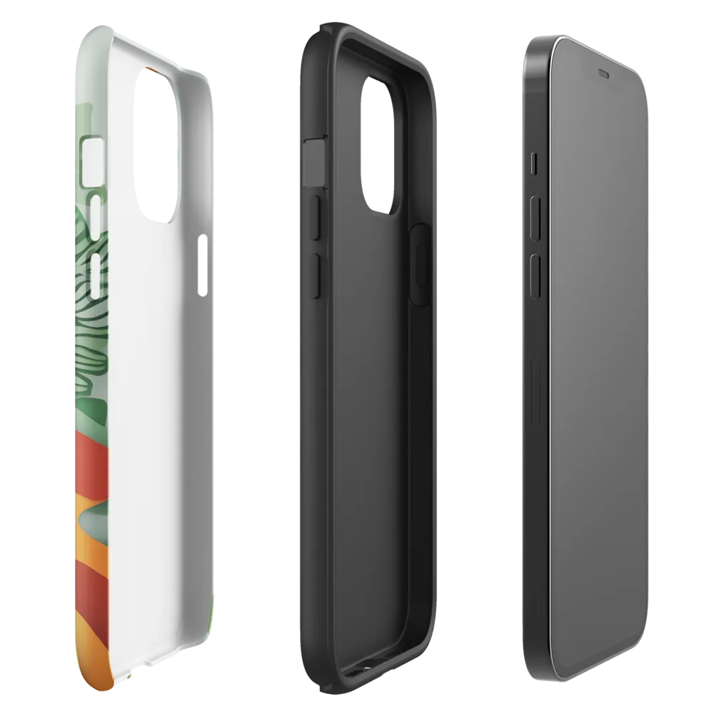 Layered Floral Portrait 
 iPhone 13 mini | Tough Case