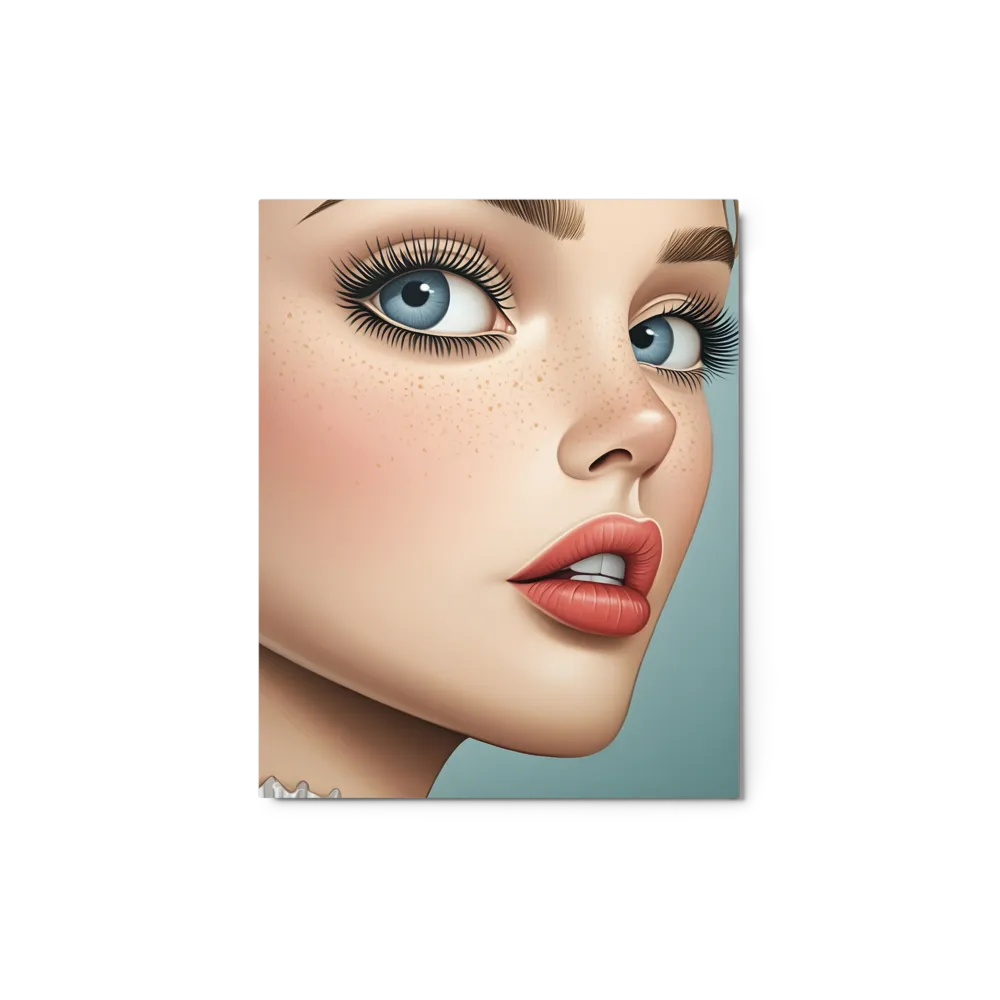 Freckled Gaze 
 Canvas | 28″x 28″