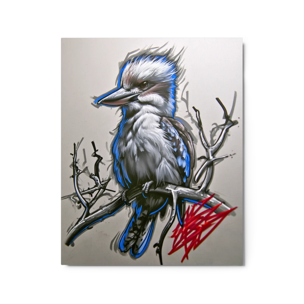 The Perched Kookaburra | Art Print