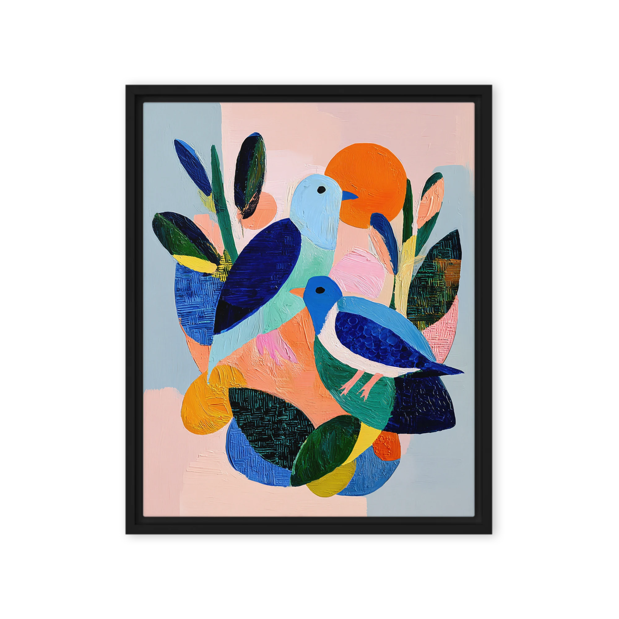 Two Birds in Color | Art Print