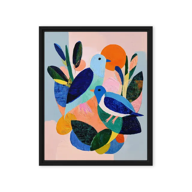 Two Birds in Color | Art Print