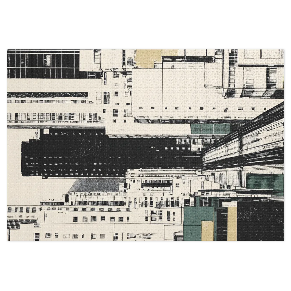 Urban Graphic Vista 
 Jigsaw Puzzle in Tin Box