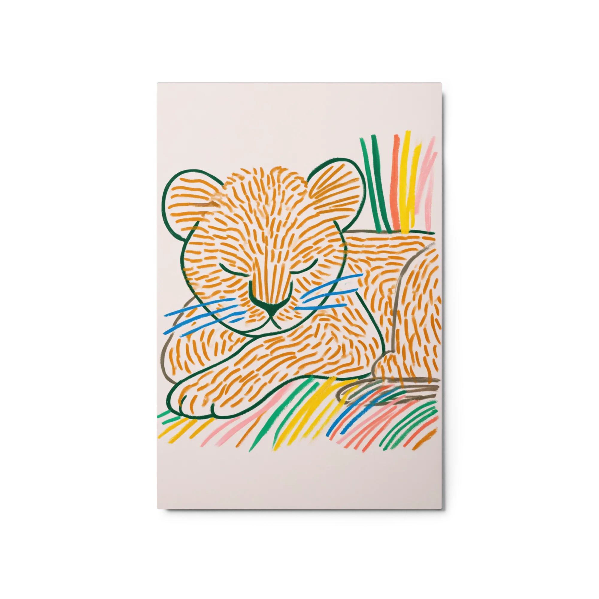 Drowsy Little Cub
