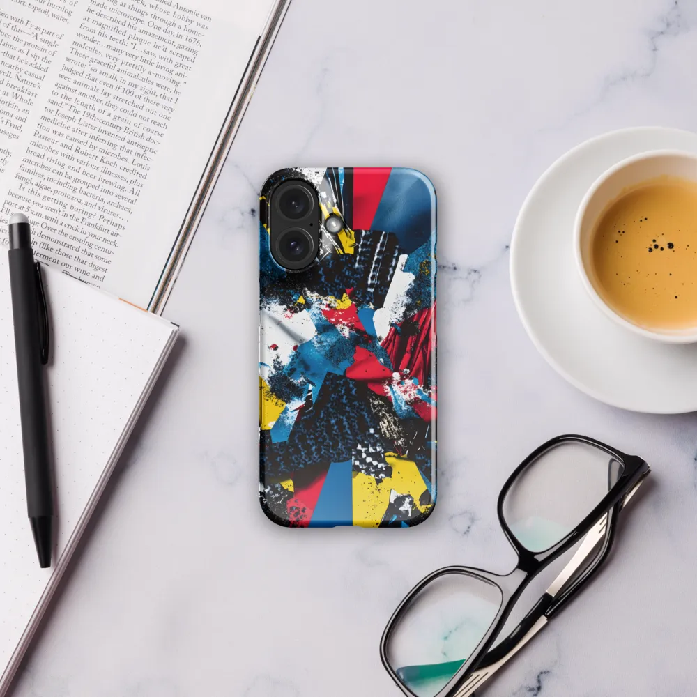 Fragmented Color Chaos 
 iPhone 16 Pro | Tough Case