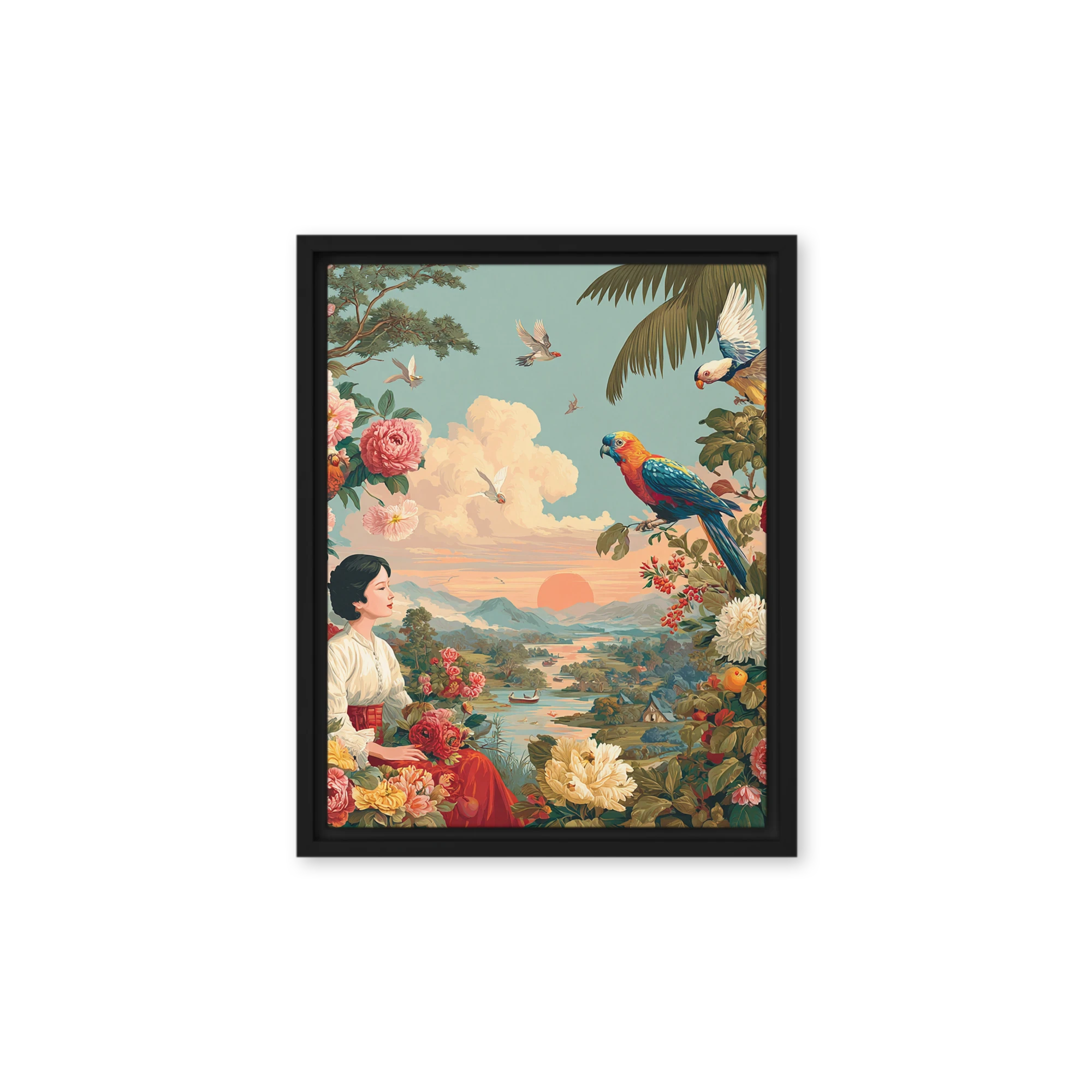 Sunset Garden Reverie