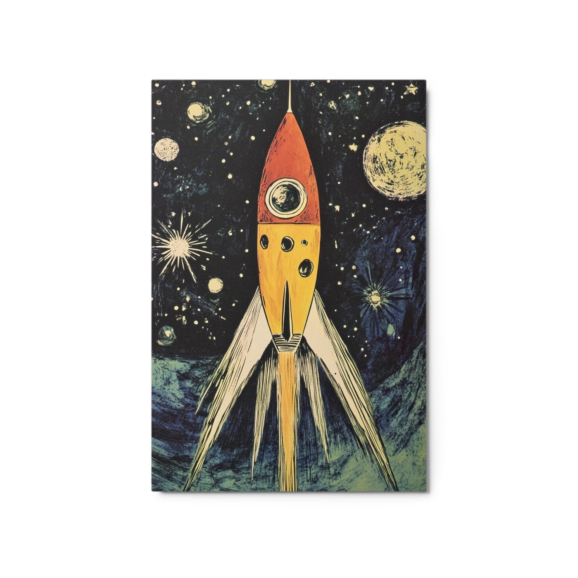 Retro Rocket in Cosmic Space