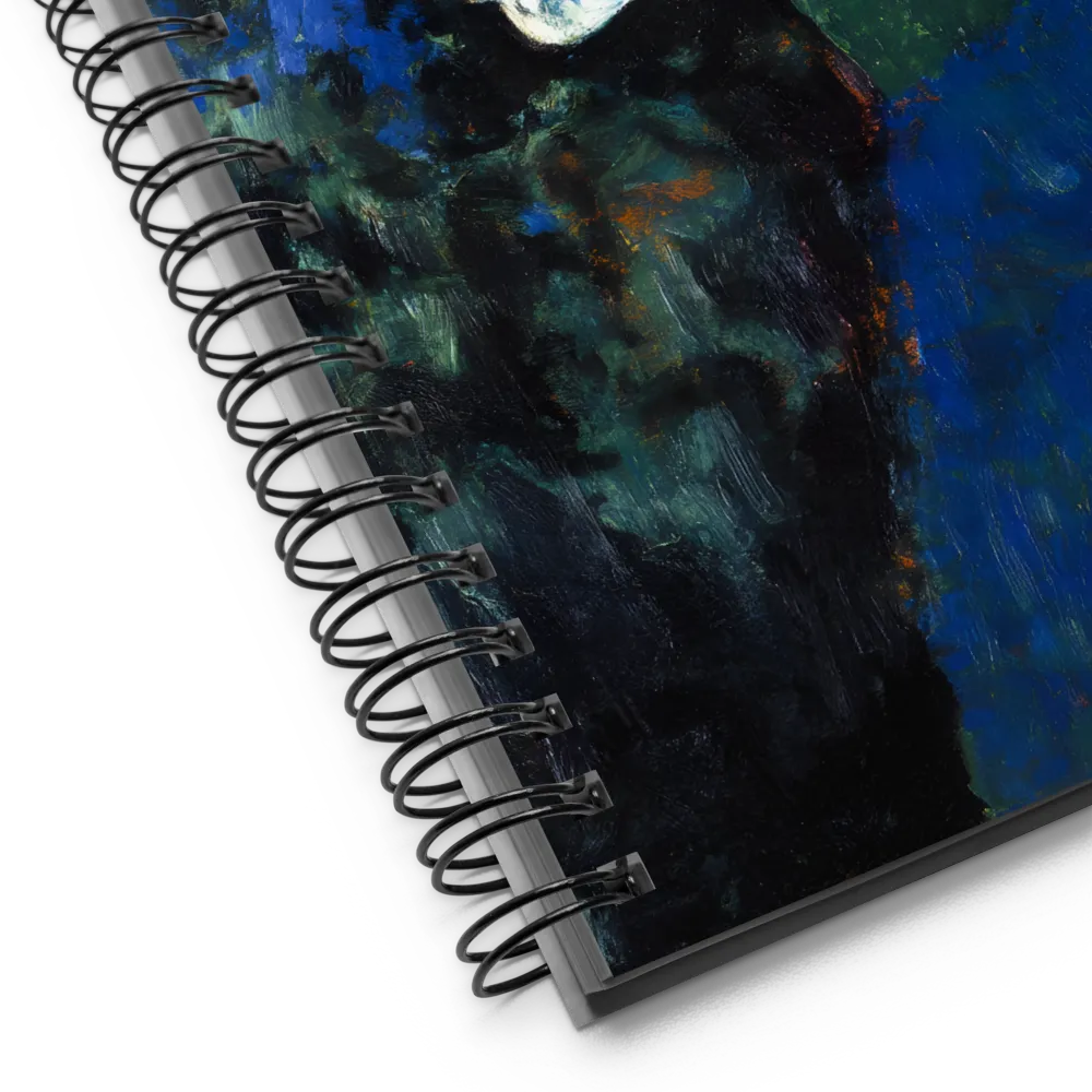 Floral Crown Profile 
 Spiral Notebook | 140 pages