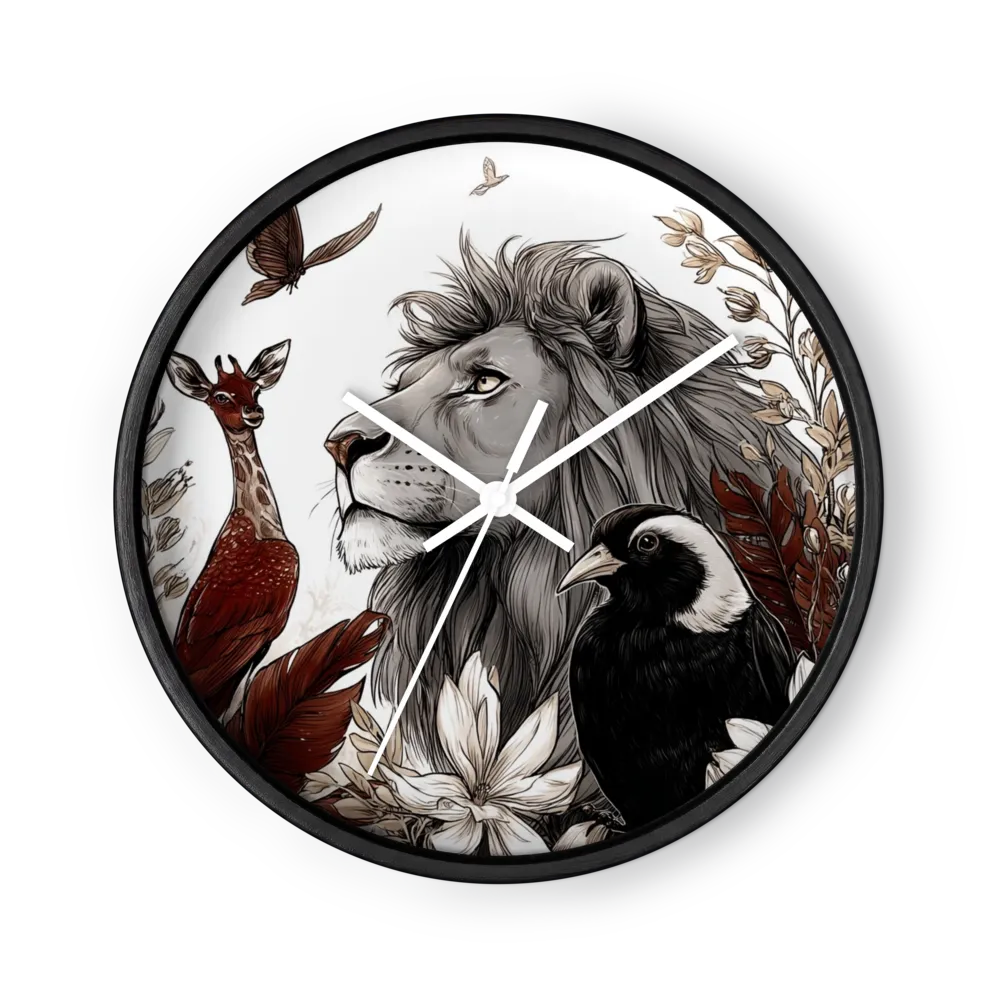 Flora and Fauna Ensemble | Wall Clock