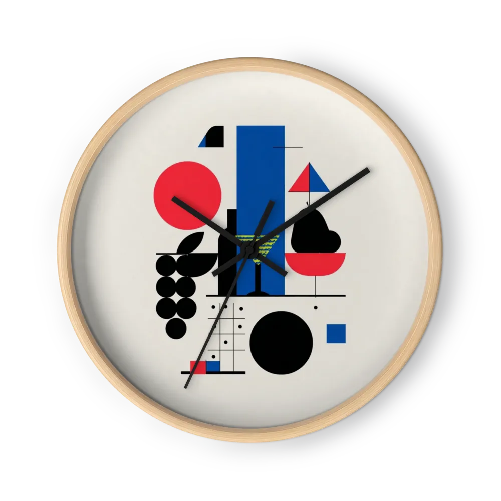 Wall Clocks With Geometric Rhythm — Find Your Balance