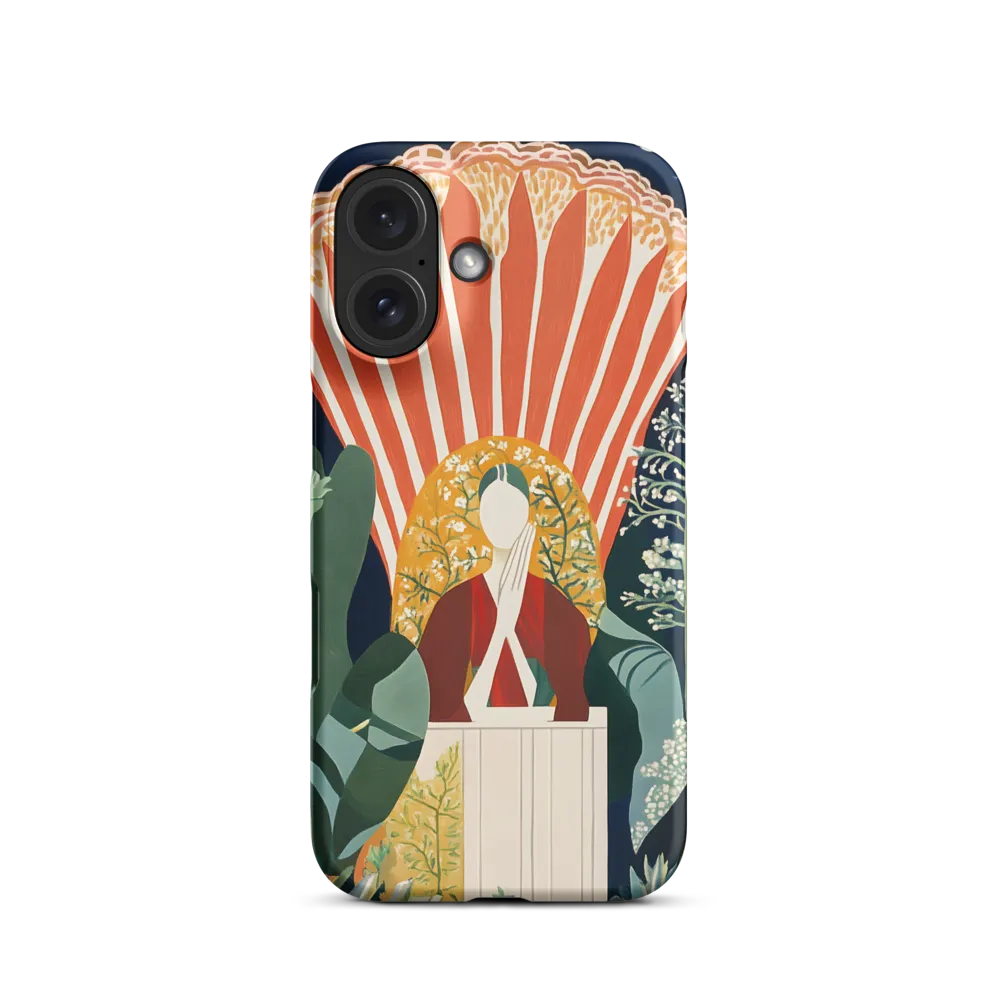 Meditative Floral Vision | Phone Case