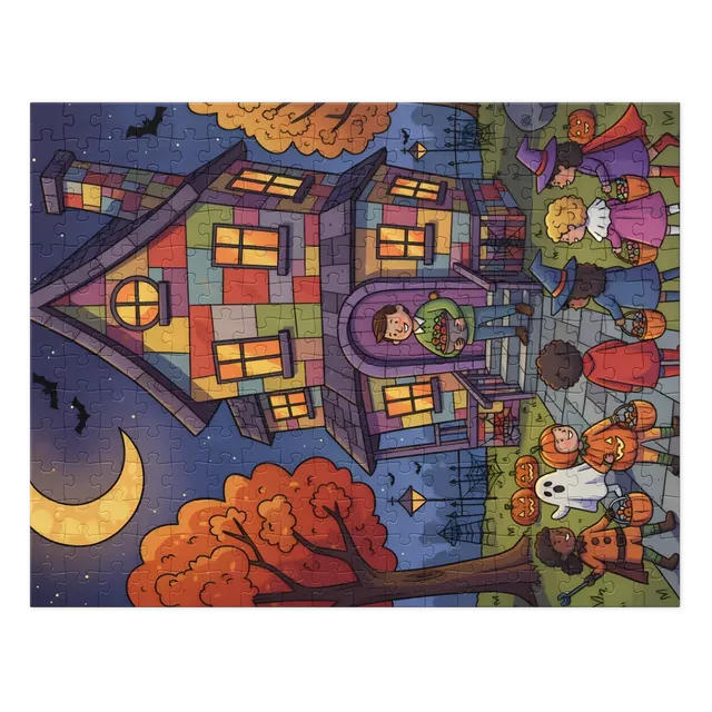 Trick-or-Treat Night | Jigsaw Puzzles
