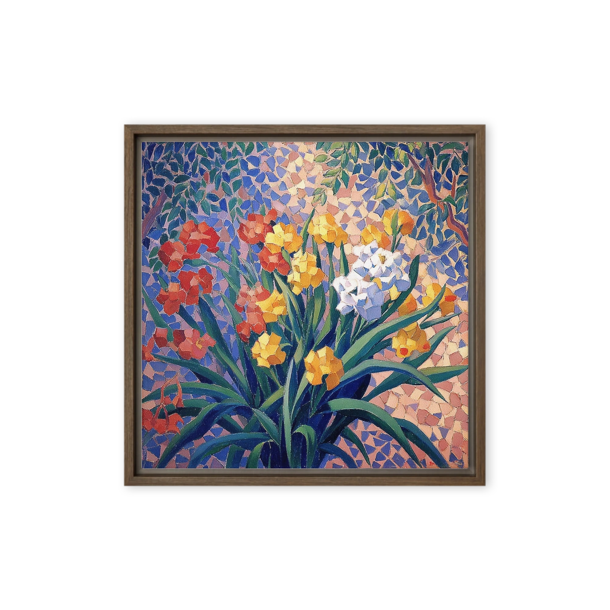 Mosaic Irises
