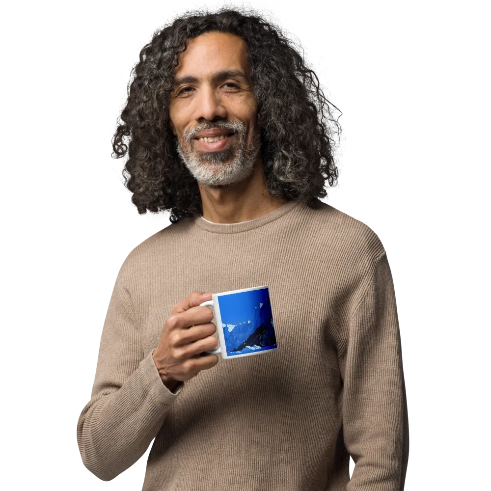 Blue Glacier 
 Mug with Red inside | 15 oz