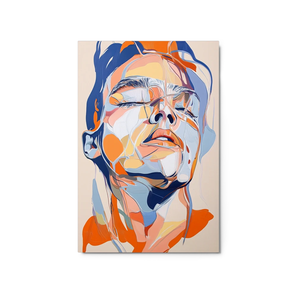 Expressive Brushwork Portrait | Art Print