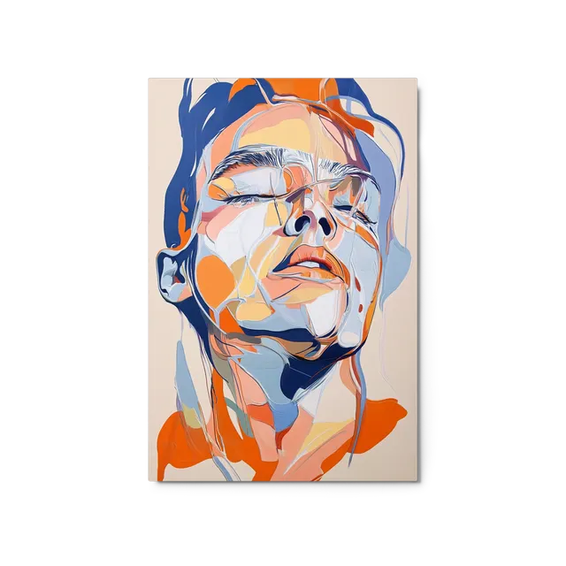Expressive Brushwork Portrait | Art Print