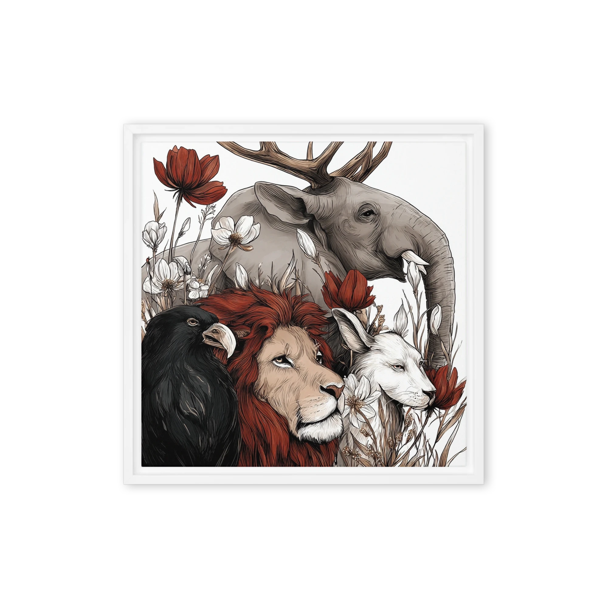 Chimera Wildlife Assembly | Art Print