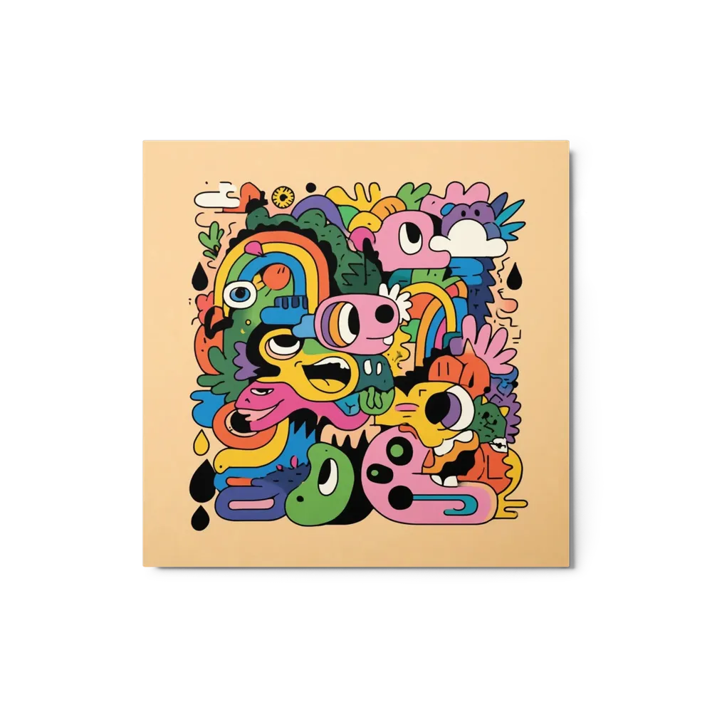 Abstract Monster Collage | Art Print