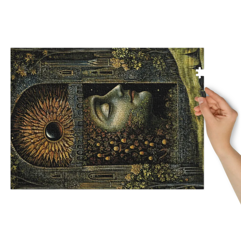 A Oráculo Adormecida da Floresta 
 Puzzle em caixa de metal