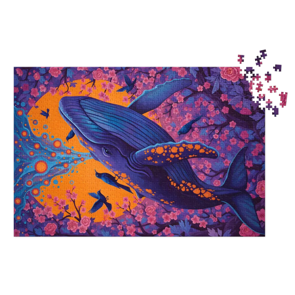 Blooming Whale | Jigsaw Puzzles