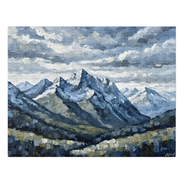 Alpine Impasto Majesty | Jigsaw Puzzles