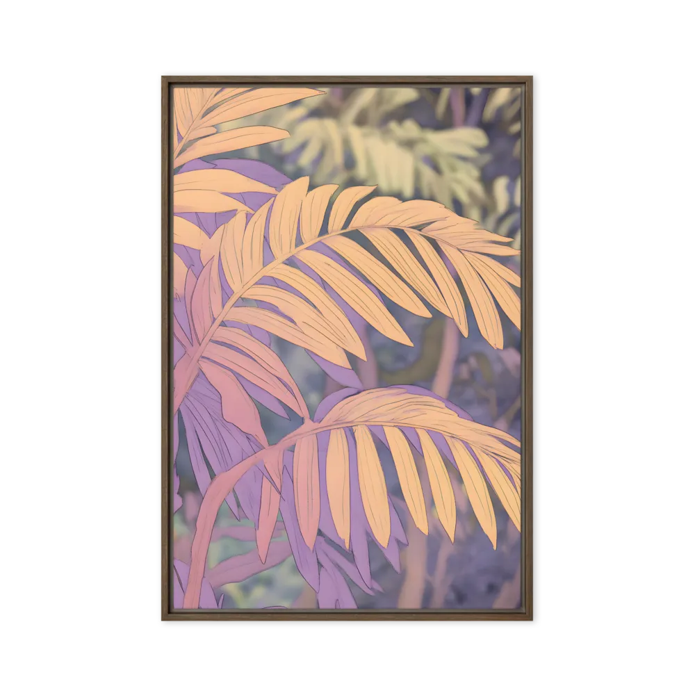 Lavender Palm Canopy 
 Canvas | 20″x 28″