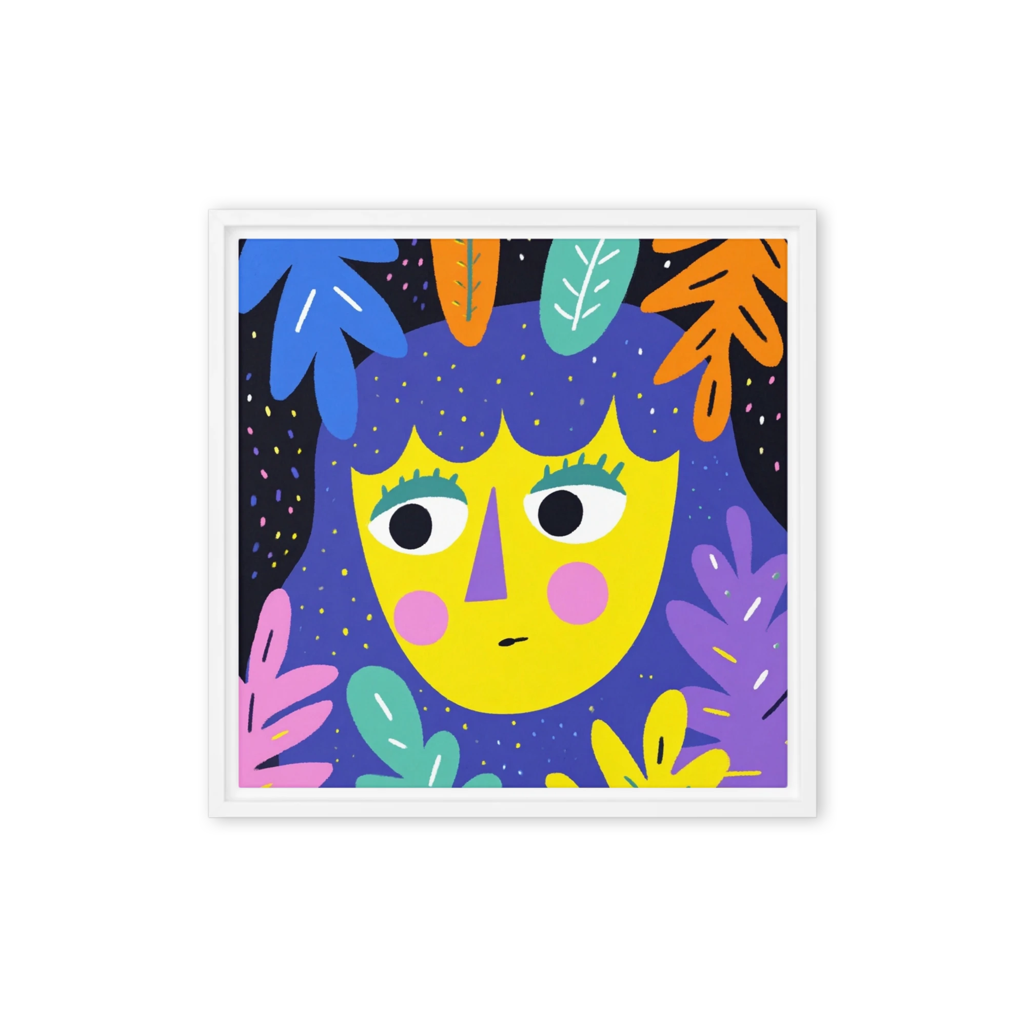Botanical Night Portrait | Art Print