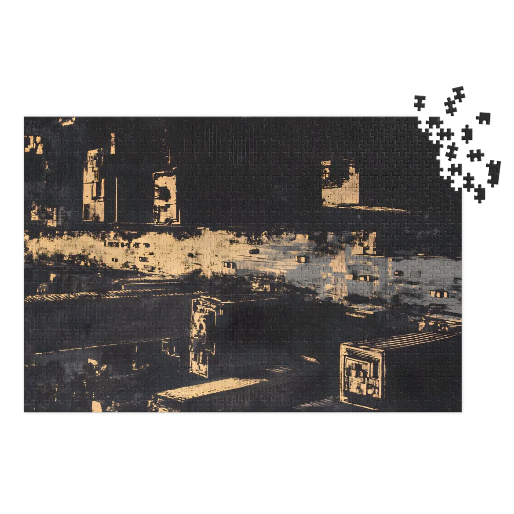 Golden Canyon 
 Jigsaw Puzzle in Tin Box