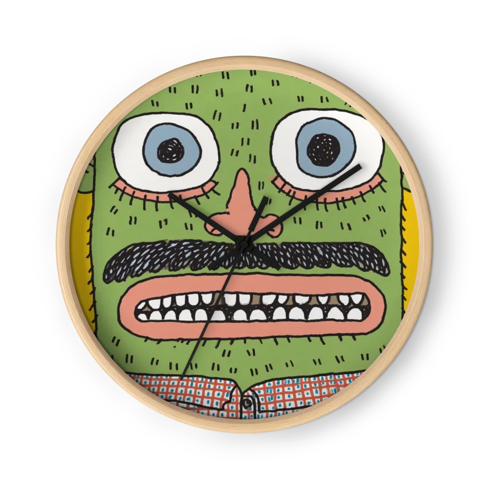 Le Gentleman Vert | Horloge murale