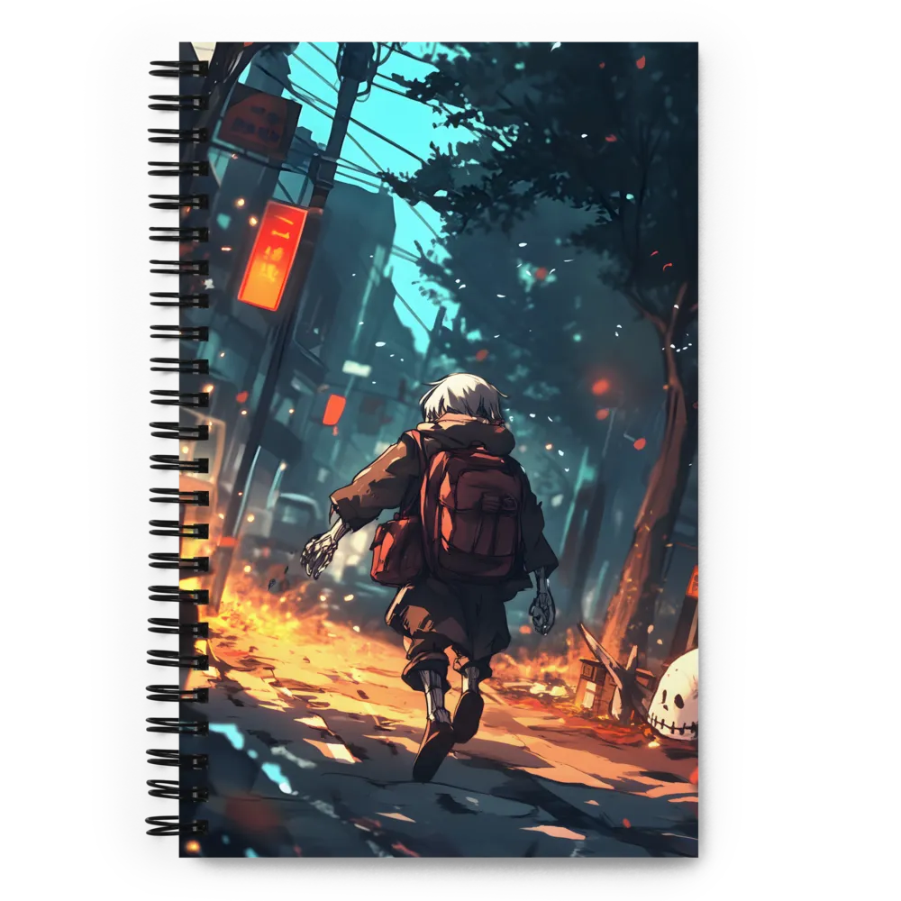 Emberlit Urban Trek 
 Spiral Notebook | 140 pages