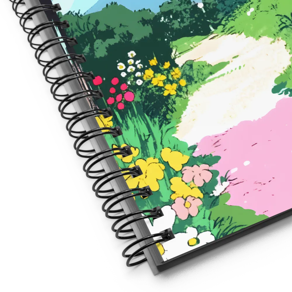 Whispering Meadows Path 
 Spiral Notebook | 140 pages