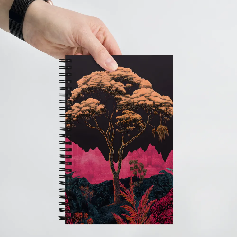 Night Jungle Canopy 
 Spiral Notebook | 140 pages
