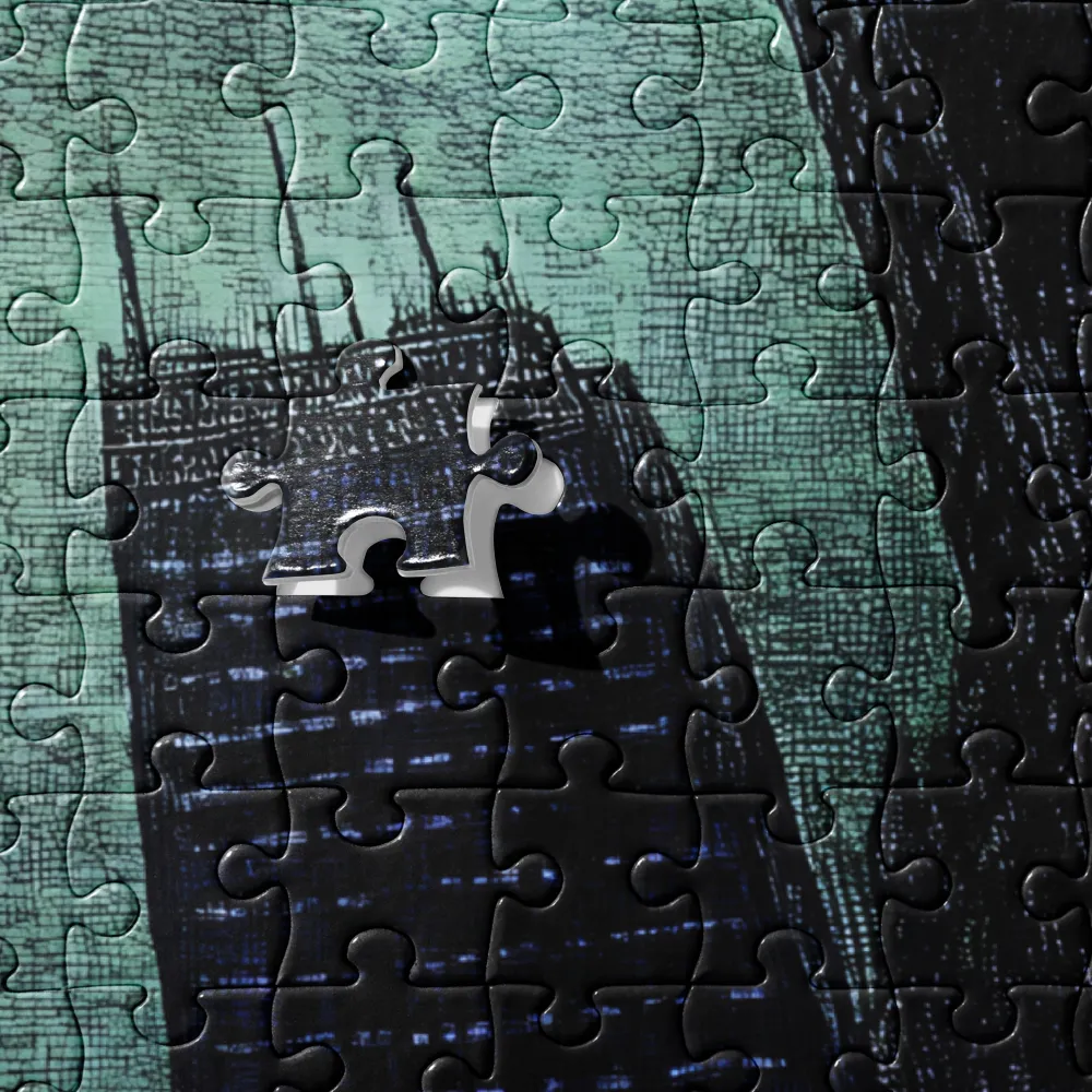 Lunar Cityscape 
 Jigsaw Puzzle
