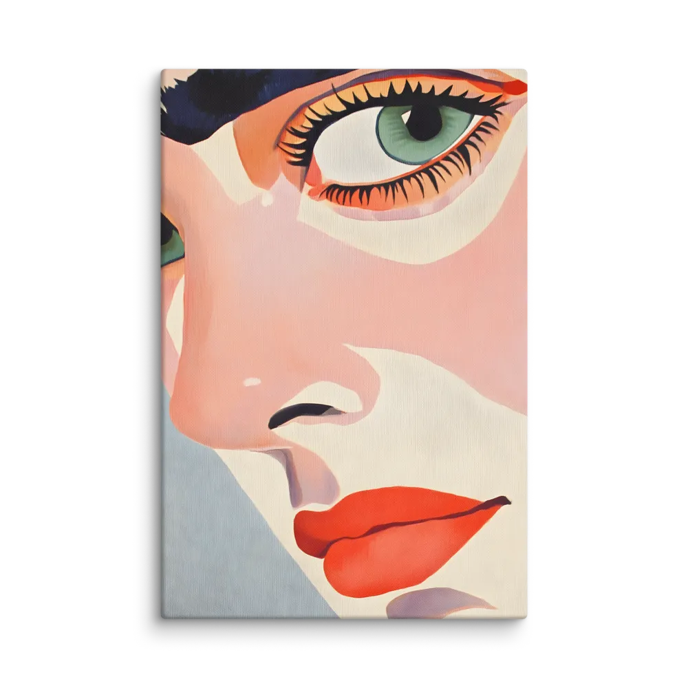 Striking Pop Art Portrait 
 Canvas | 32″x 48″