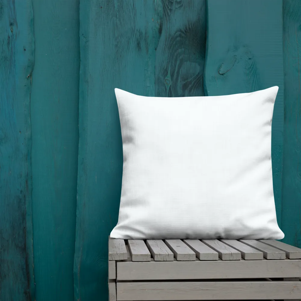 Colorful House Design Pillow