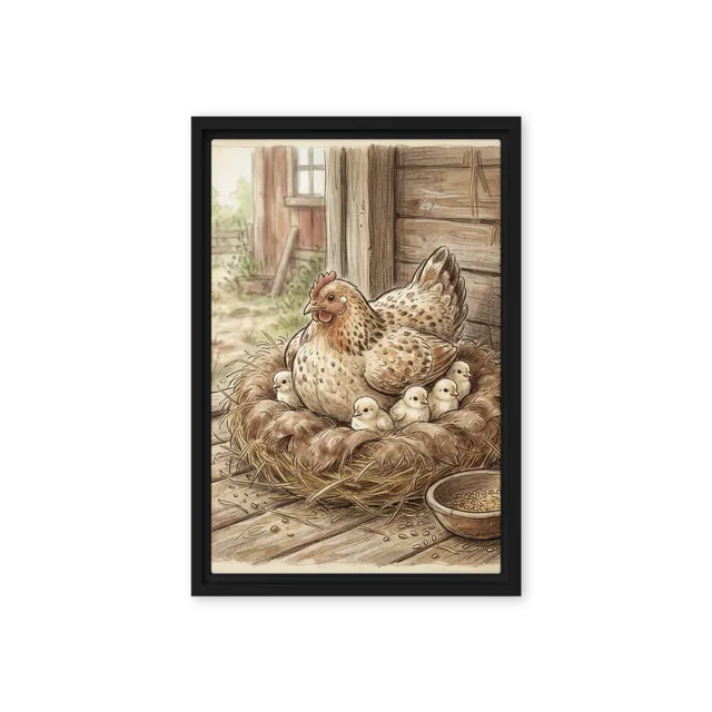 Mother Hen's Brood | Art Print