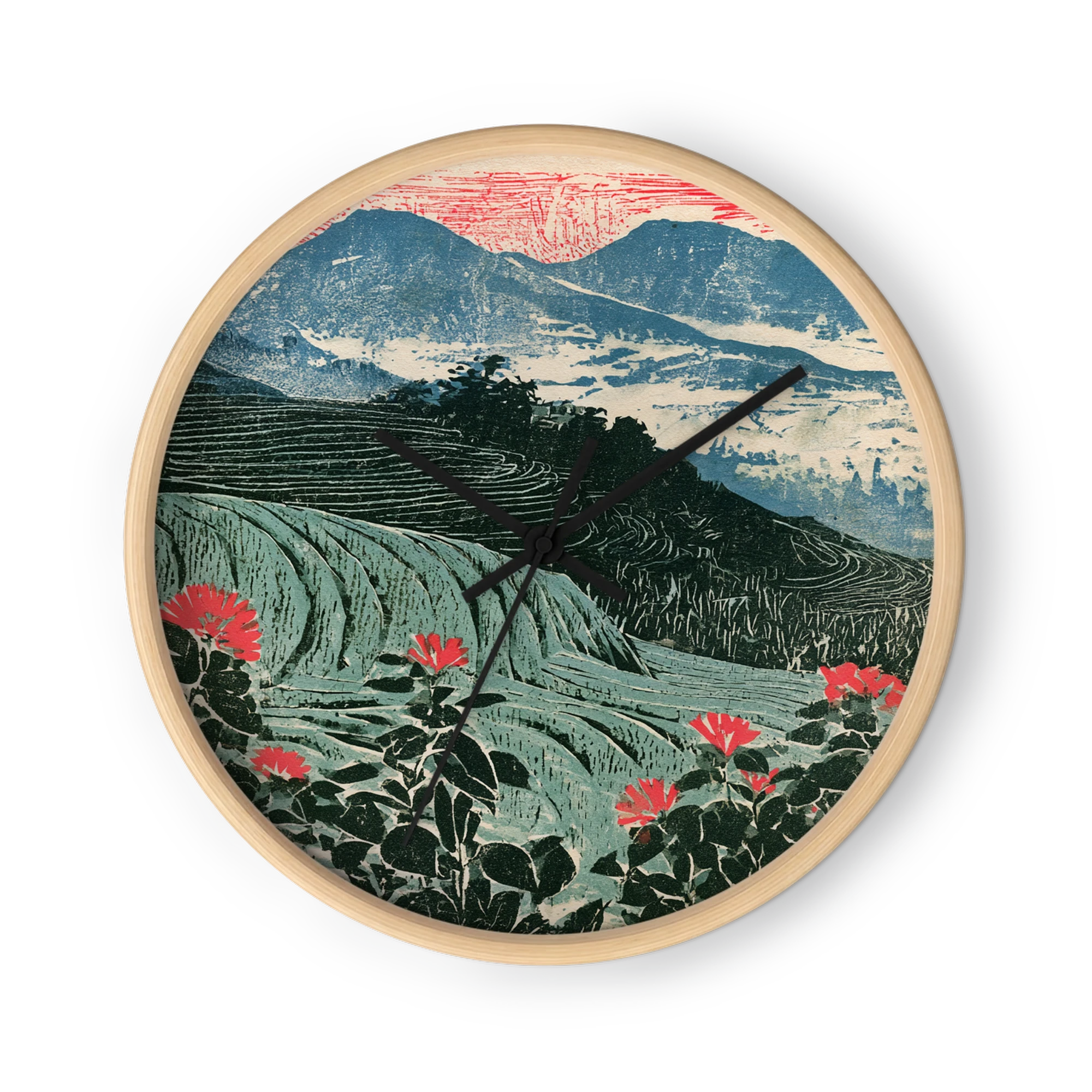 Terraced Fields and Red Spider Lilies