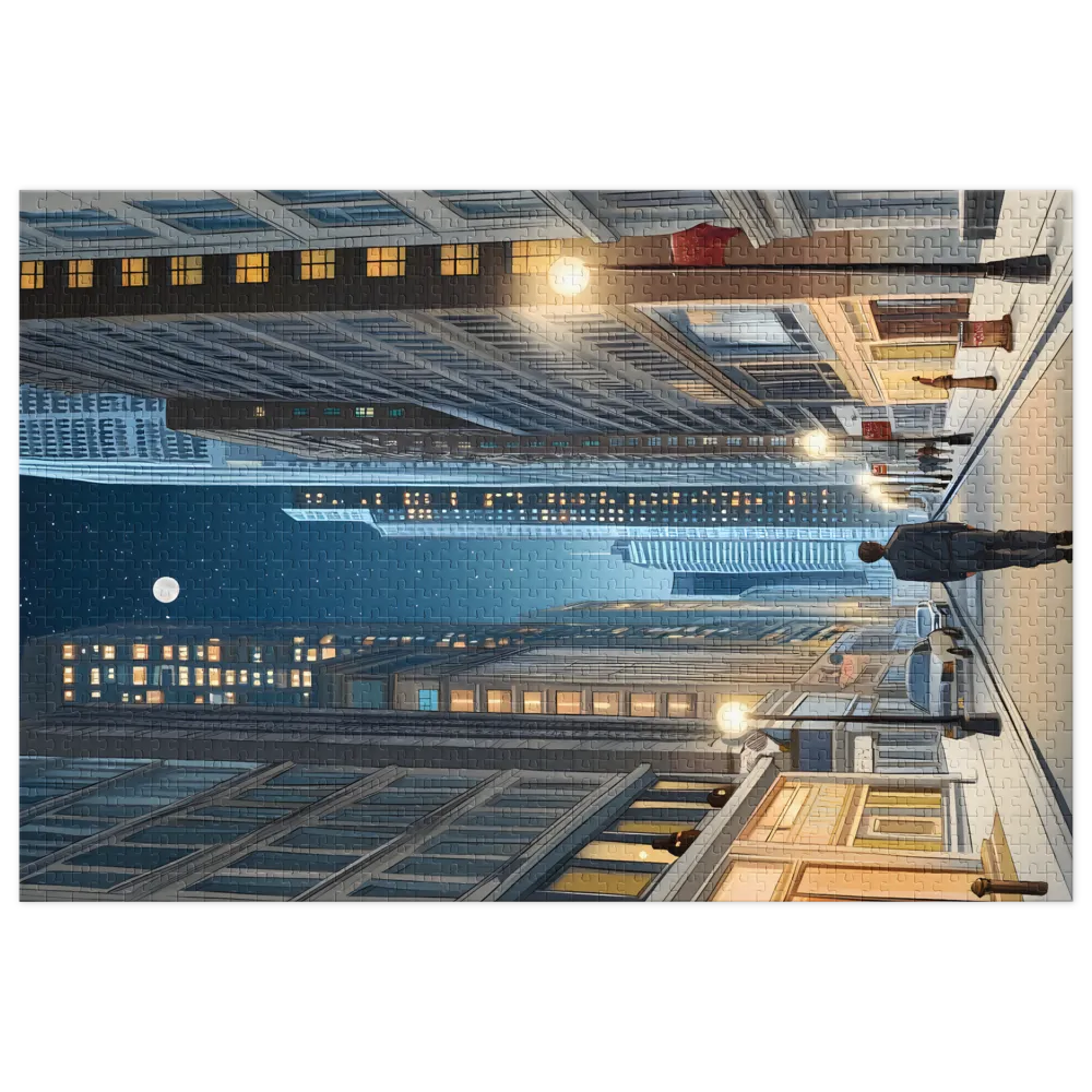 Midnight Solitude 
 Jigsaw Puzzle in Tin Box