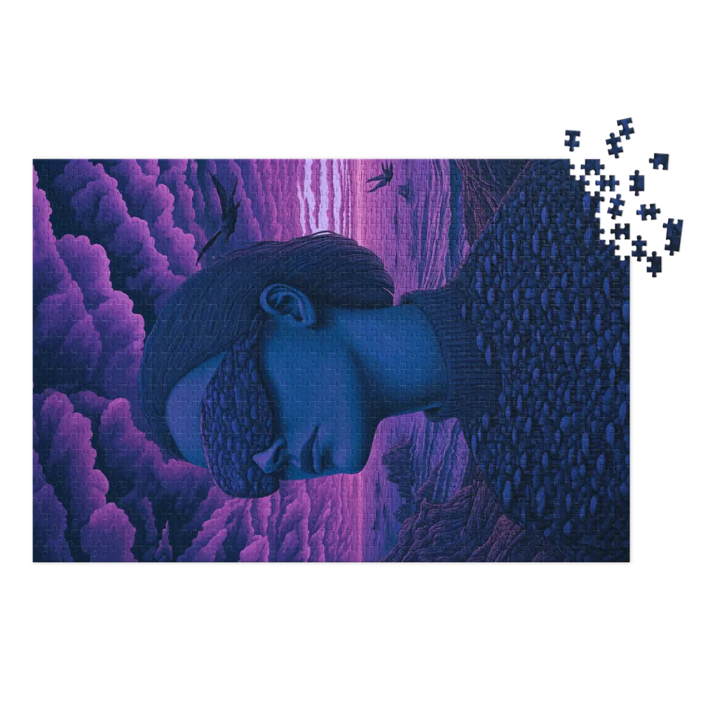 The Blind Gaze 
 Jigsaw Puzzle in Tin Box