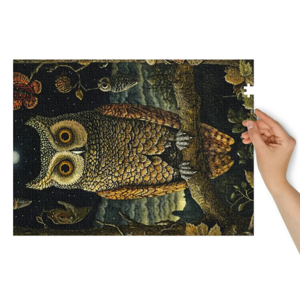 Sabedoria Noturna 
 Puzzle em caixa de metal