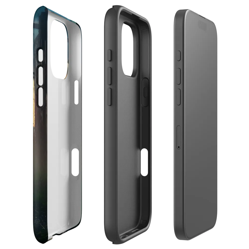Surreal Silhouette in a Mystical Gateway | Phone Case