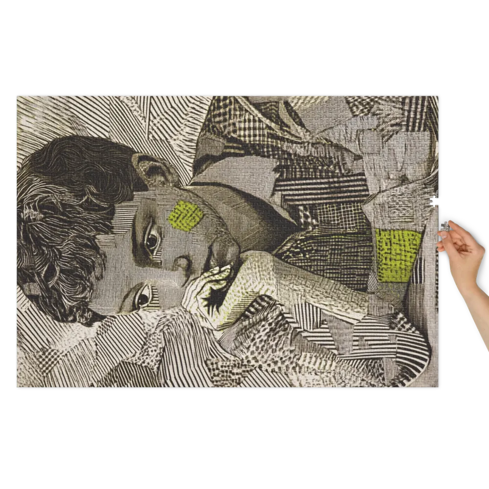 O Olhar Remendado 
 Puzzle em caixa de metal
