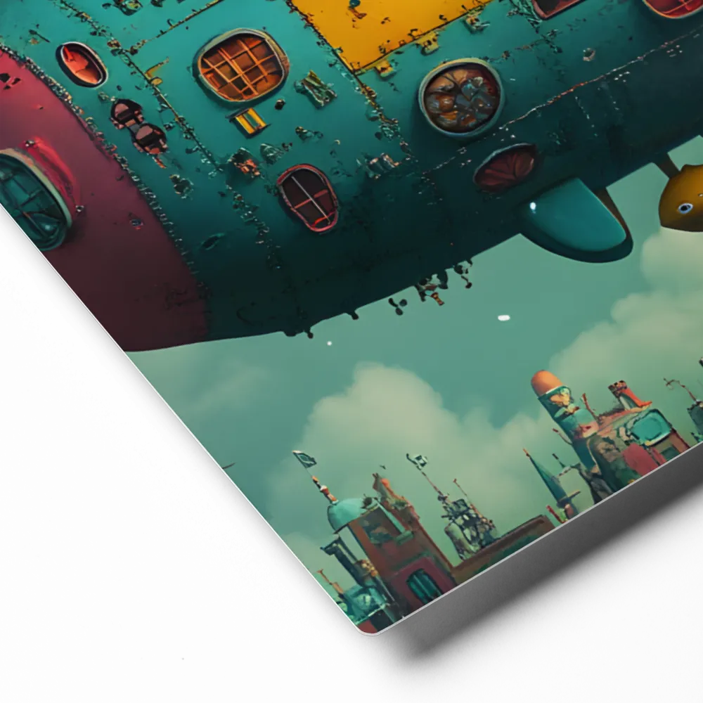 Whimsical Airship Voyage 
 Canvas | 30″x 30″