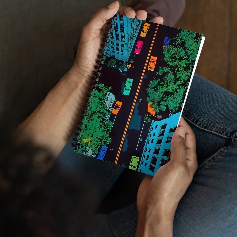 Urban Traffic Flow 
 Spiral Notebook | 140 pages
