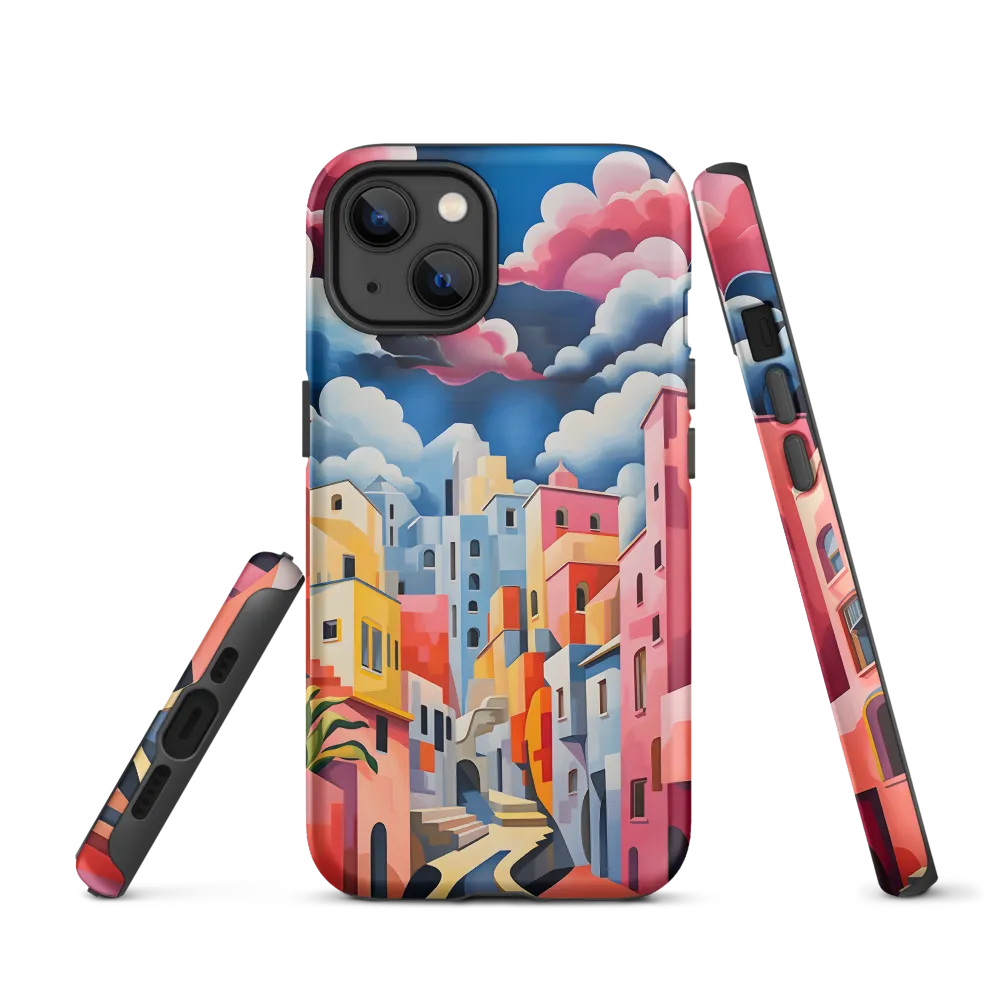 Abstract Colorful Cityscape | Phone Case