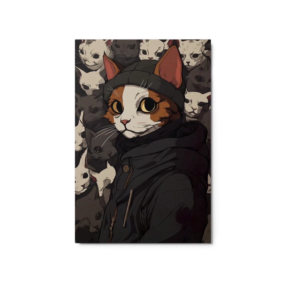 Urban Feline Gathering | Art Print