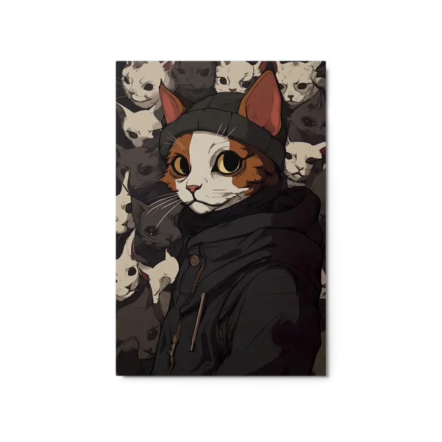 Urban Feline Gathering | Art Print