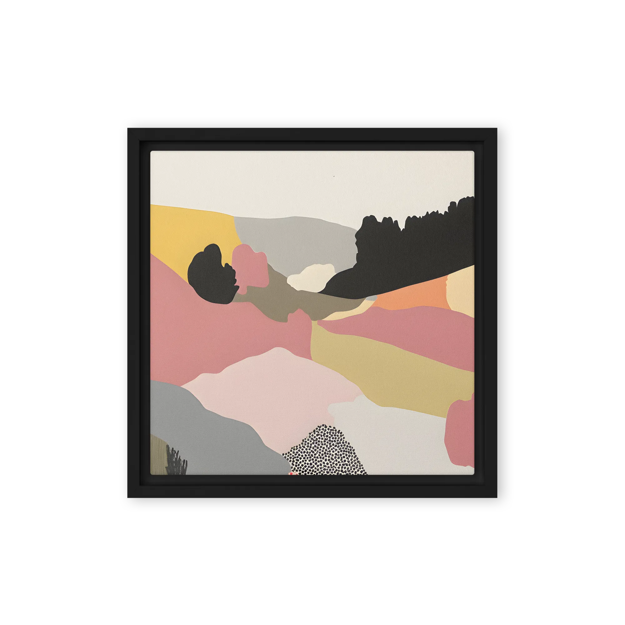 Layered Hills 
 Canvas | 30″x 30″