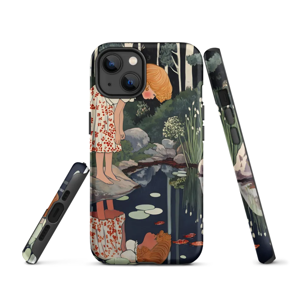Curiosity by the Water's Edge | Phone Case