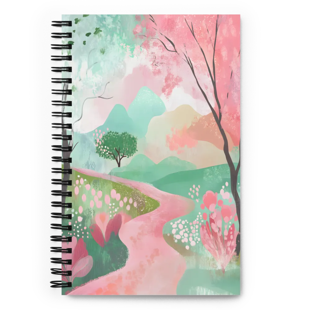 Spring Path Serenity 
 Spiral Notebook | 140 pages